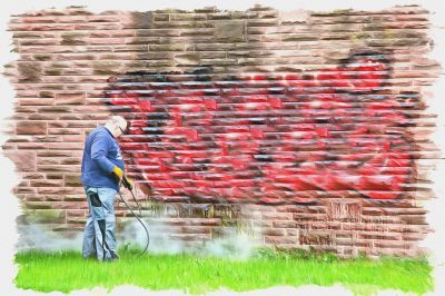 Get Graffiti Removed from a Building!